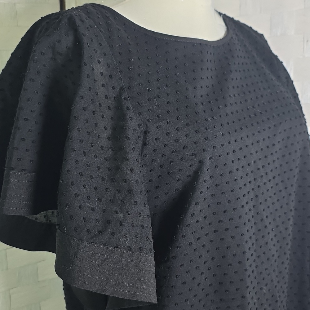 J. Crew Black Pebble Textured Dress - Picture 2 of 5